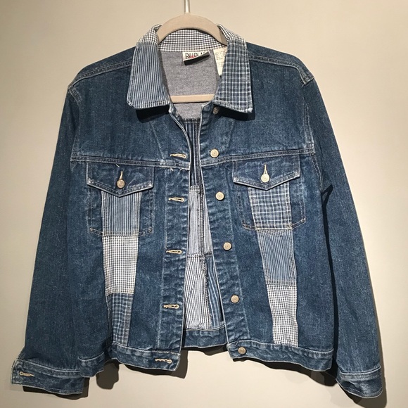 Bill Blass Jeans Blue Denim Jacket size medium - Picture 2 of 7